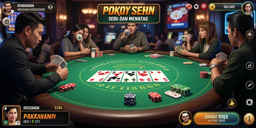 Tampilan permainan Poker yang menggugah semangat di 8364.