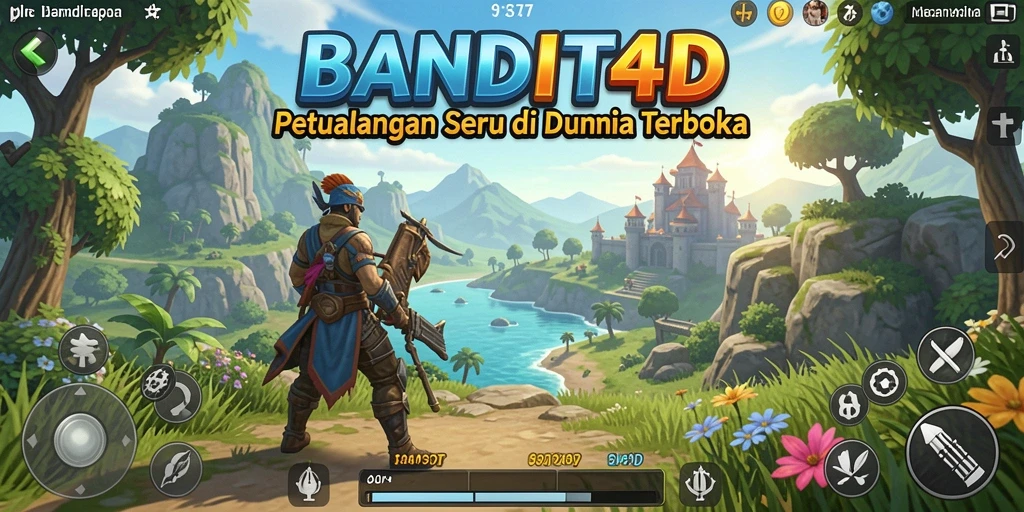Screenshot utama BANDIT4D menampilkan gameplay seru di dunia terbuka.