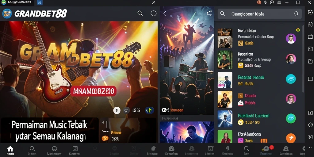 Tampilan gameplay menarik dari GRANDBET88 yang menyajikan pengalaman musik menyenangkan.
