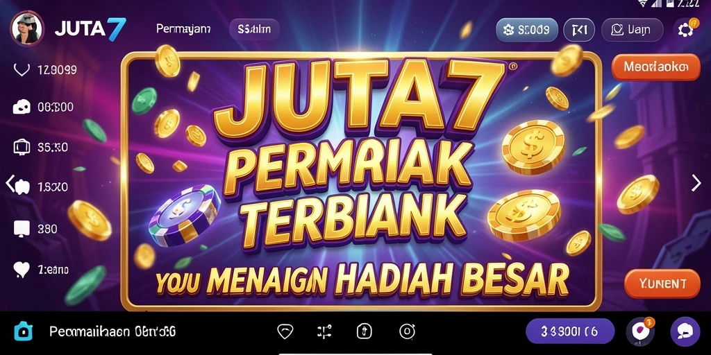 Tampilan gameplay JUTA7 yang menarik dan mengasyikkan.
