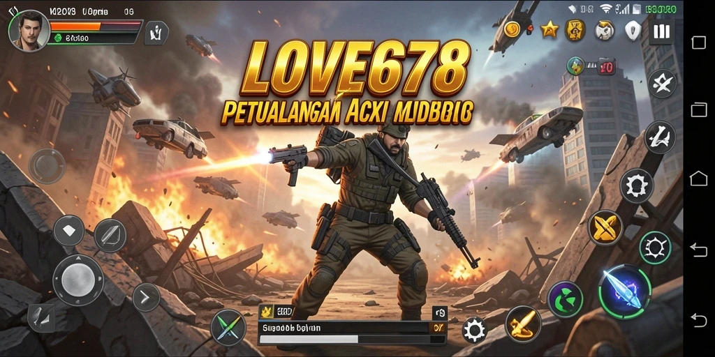 Tampilan gameplay LOVE678 yang penuh aksi dan ketegangan.