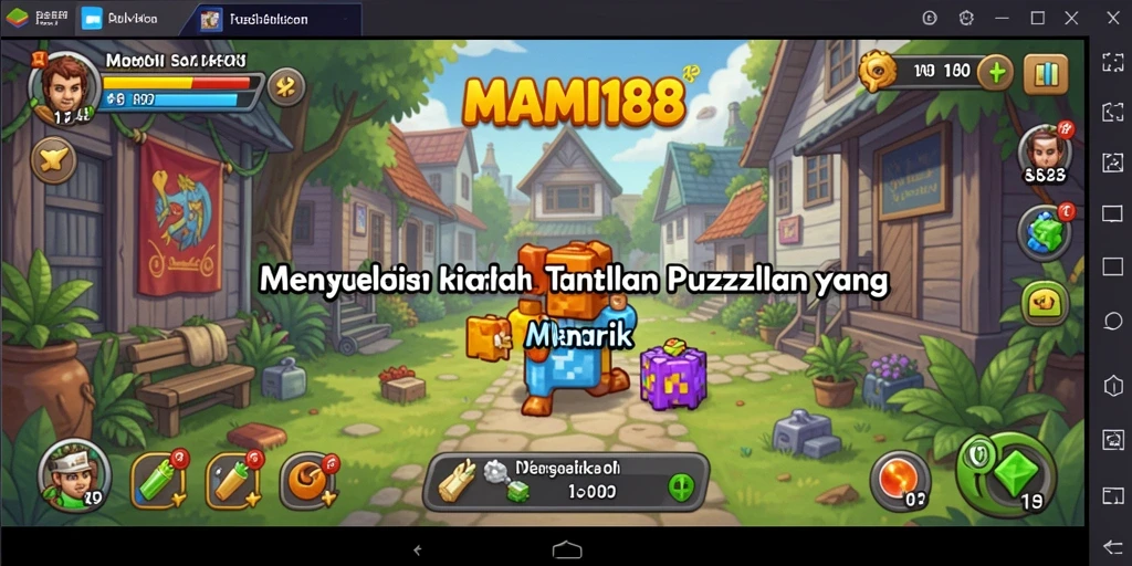 Tampilan gameplay MAMI188 dengan berbagai teka-teki menarik dan menantang.