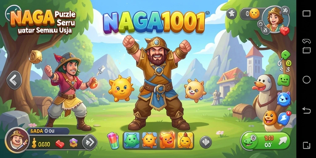 Tampilan menawan gameplay NAGA1001 dengan elemen puzzle yang menarik.