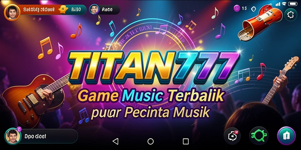 Tampilan gameplay <strong>TITAN777</strong> dengan alunan musik yang mengasyikkan.