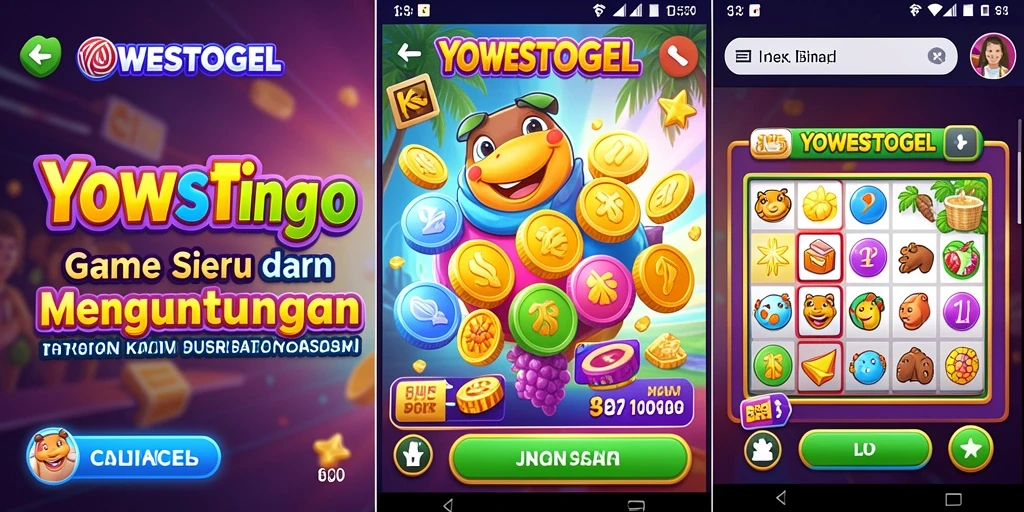 Tampilan menarik gameplay YOWESTOGEL Bingo yang seru.